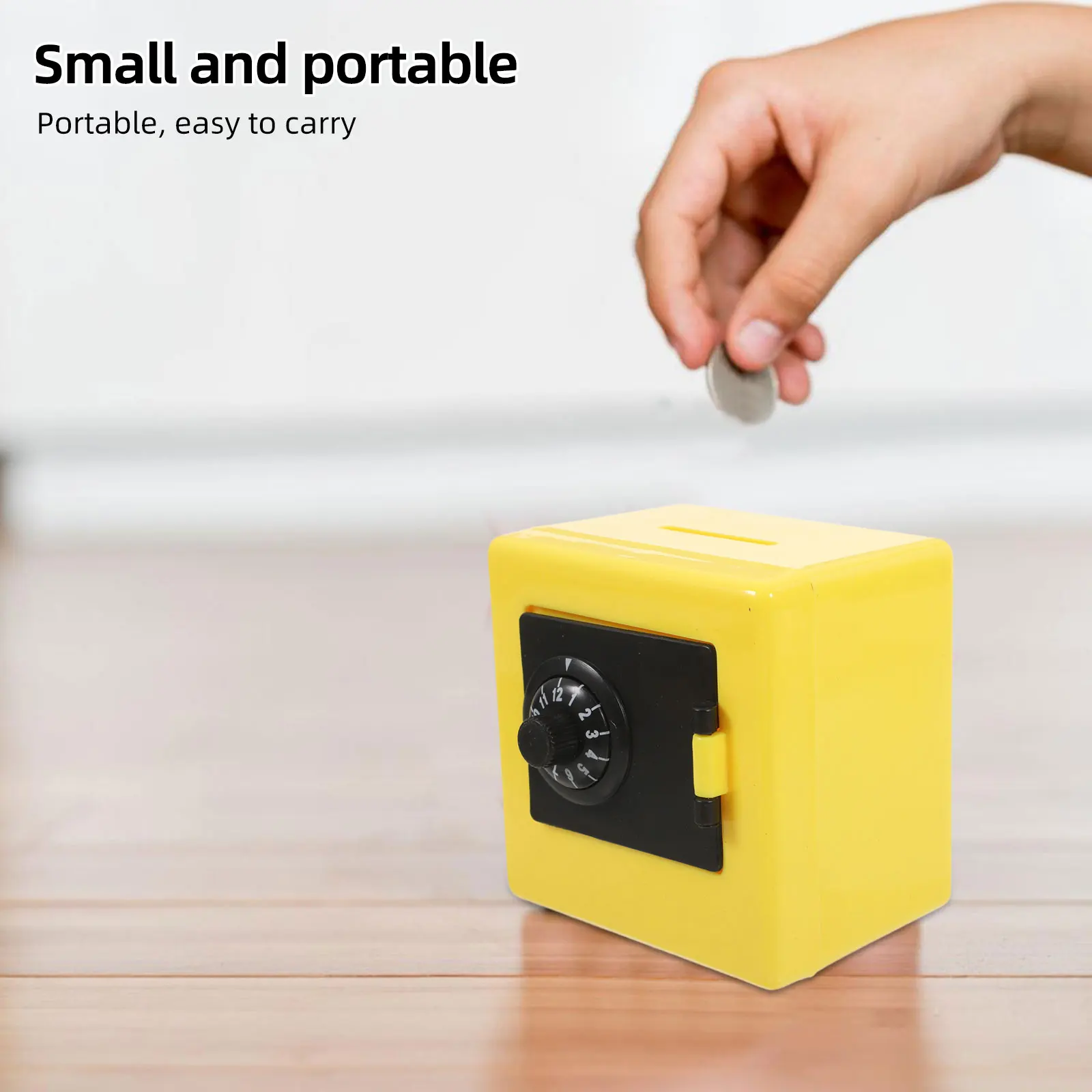 暗証番号付き子供用貯金箱 - 子供のお金の保管と金融学習のためのミニATMスタイルのコイン預金箱