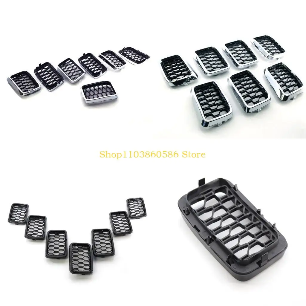 

242A Подходит для JeepGrand-Cherokee 17-21 68317863AA Кольцевая сетка Вставки передней решетки Крышка 7x