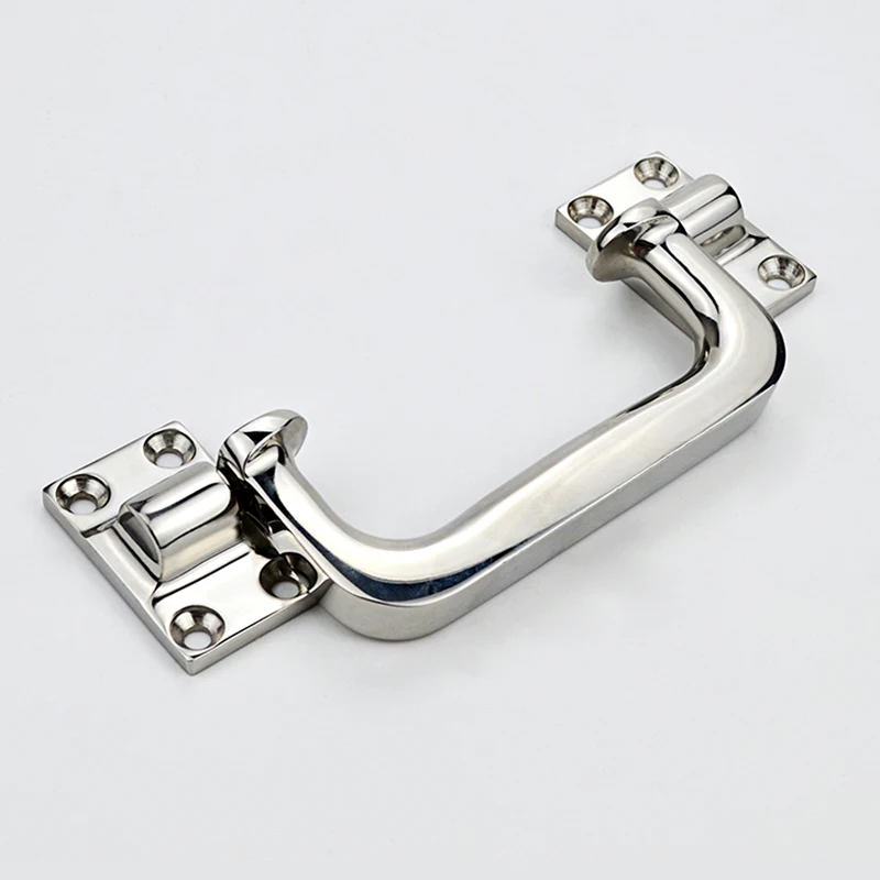 1pcs Stainless Steel Cabinet Door With Positioning Handle sheet metal container separate folding handle
