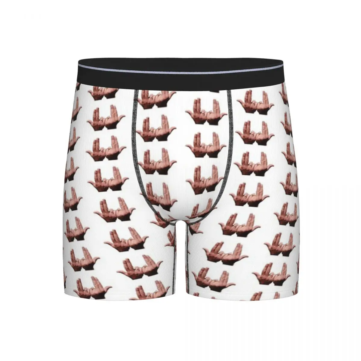 

Long Boxer Underpants Shorts Jul (sign) Panties Men's Breathable Underwear for Homme Man Boyfriend Gift