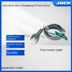 1 SZTUK Nowy oryginalny kabel połączeniowy pedału z płytką drukowaną Zhongbang do szycia Jack 9100 F4 798 E4 E3 8558 5559 W4 K4