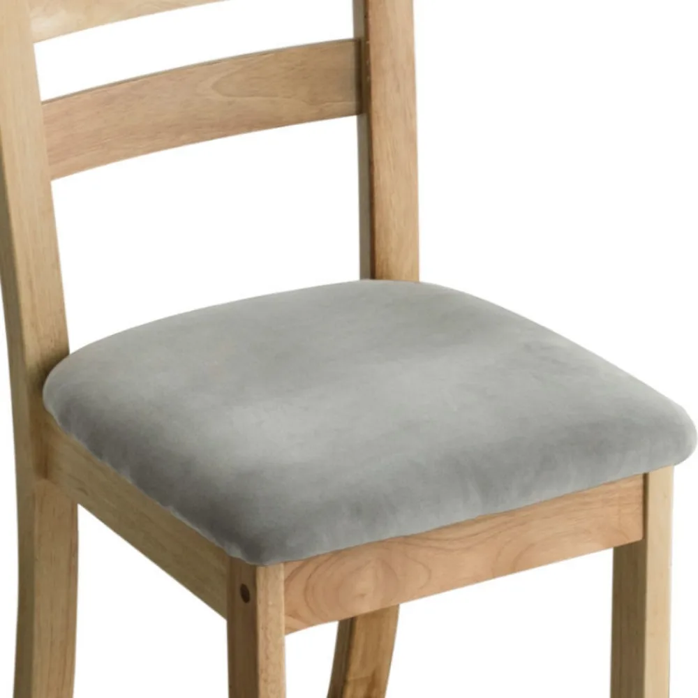 Polyester Dining Room Chair Covers Washable Elastic Upholstered Dining Chair Covers Removable Wear-resistant Cushion Covers