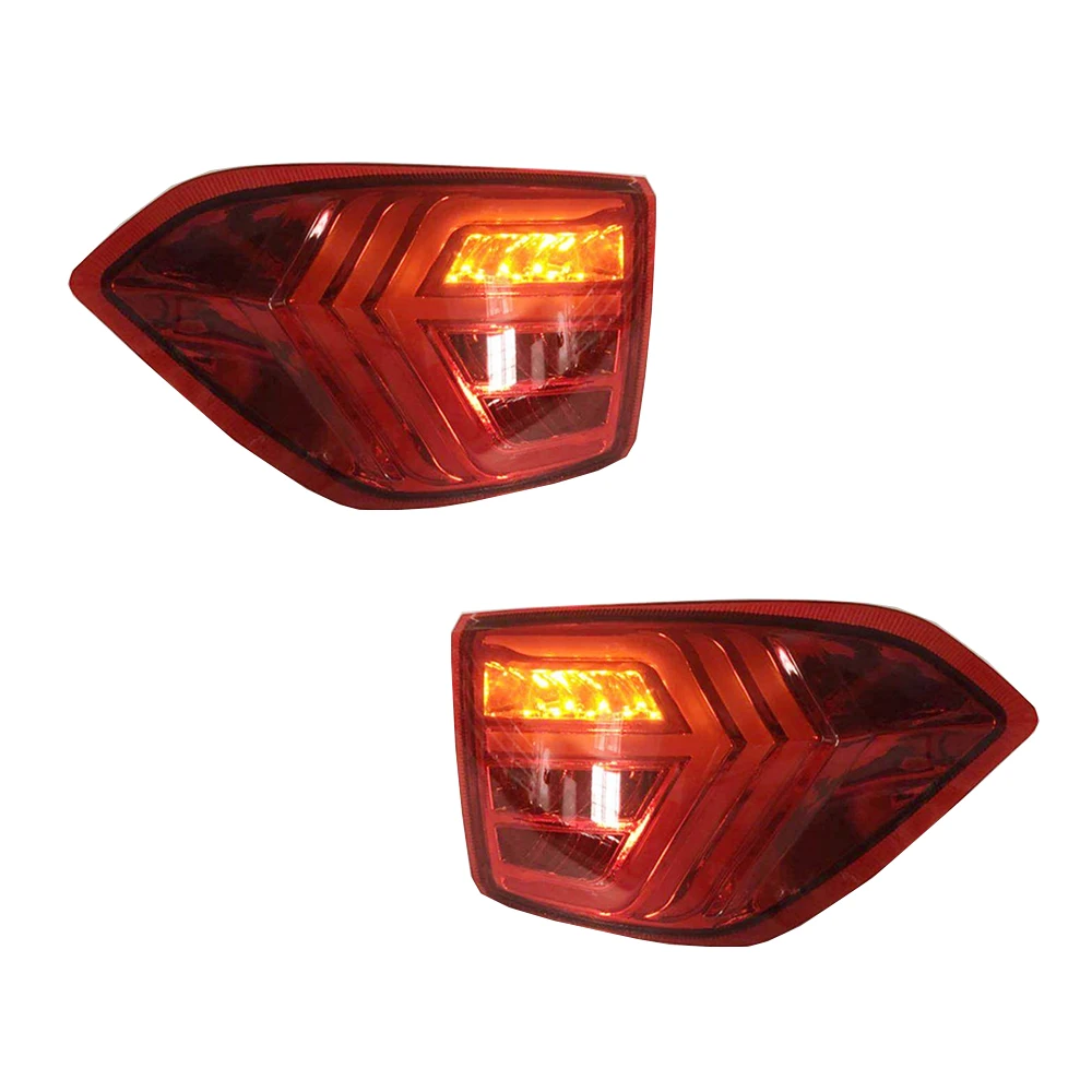 2Pcs Exterior Modified LED Rear Lamp Light With Driving Light Brake Light Turn Signal Fit For 2019 Ford Ecosport 2013 - 2018