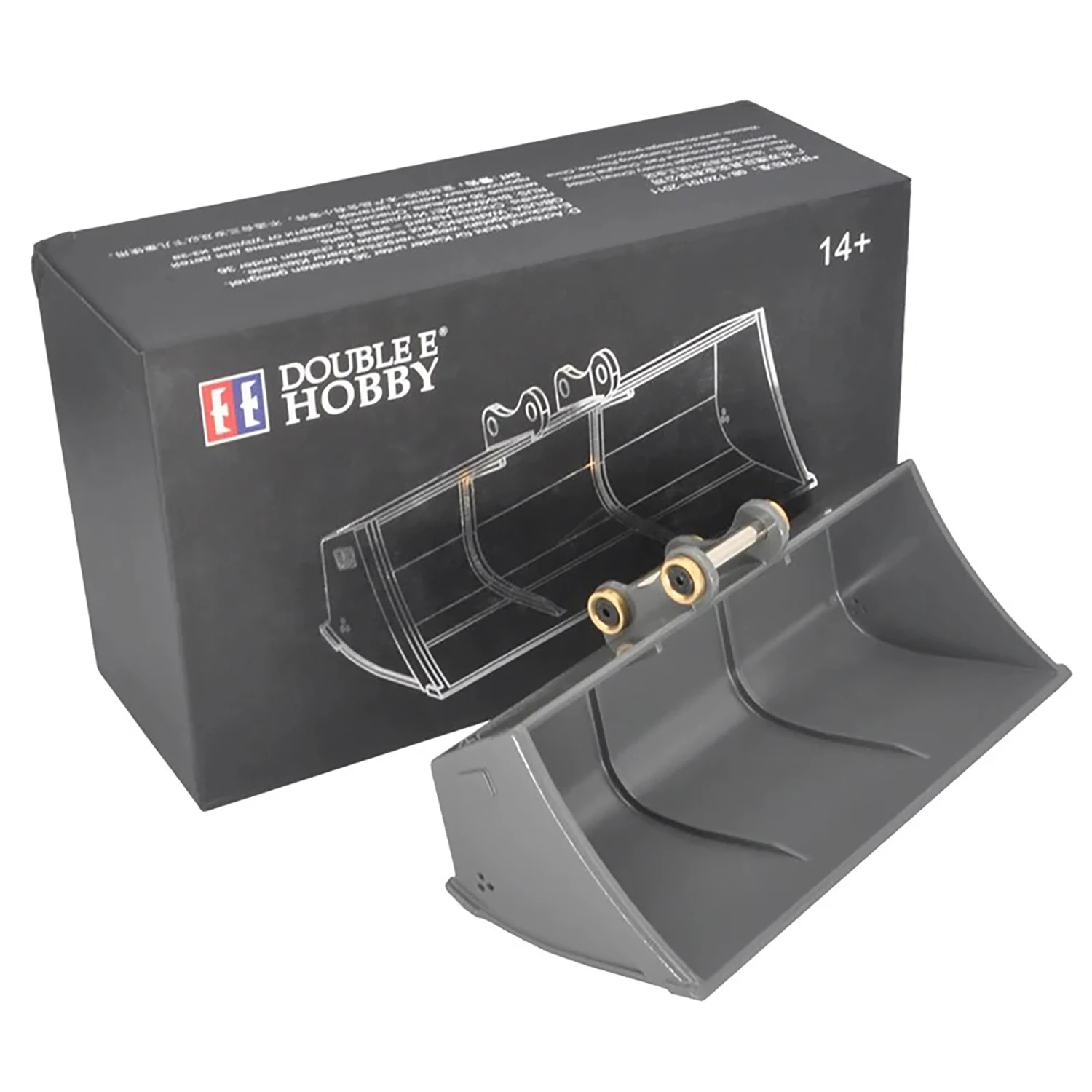 

Металлический широкий ковш S020-001 для радиоуправляемого электрического экскаватора DoubleE 1/16, моделей E010, E111, гидравлический экскаватор, улучшенные запчасти