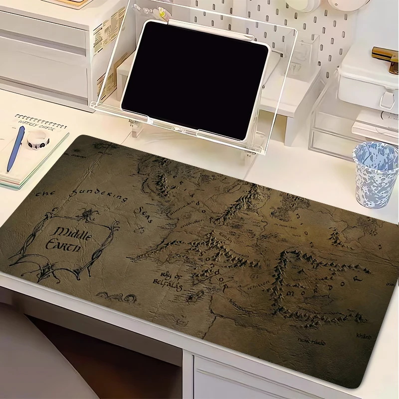 90x40cm Mouse Pad T-The Lord of the Rings Gamer PC Computer HD Print Desk mat Keyboard Anime Gaming Accessories Mousepad Carpet