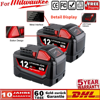 For  M18 Battery12000mAh 18V Rechargeable Battery For Milwaukee Tool M18B5 XC 48-11-2402 48-11-2411 2604-2218650 lithium battery