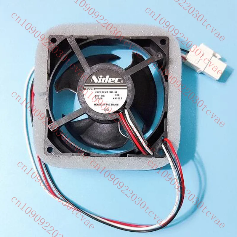 

Cooling Fan U92C12MS1B3-52 For NIDEC Refrigerator Refrigeration 9CM 12V 0.16A **