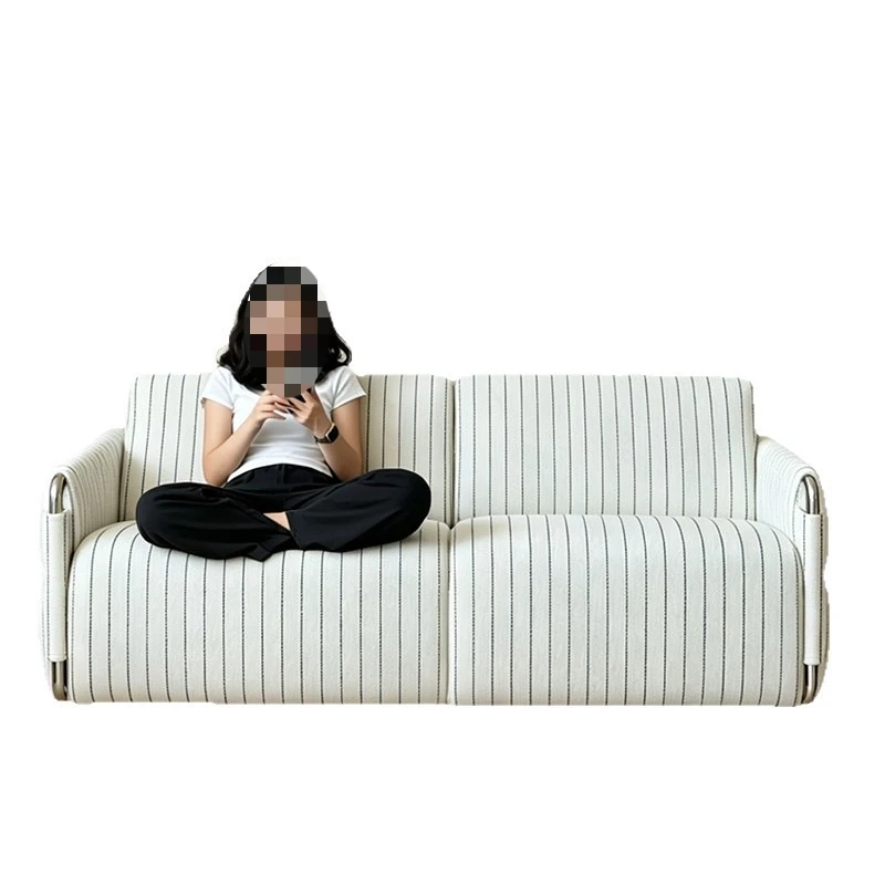 removable and washable, dual-purpose fabric, small household, sofa bed that can sleep for a long time