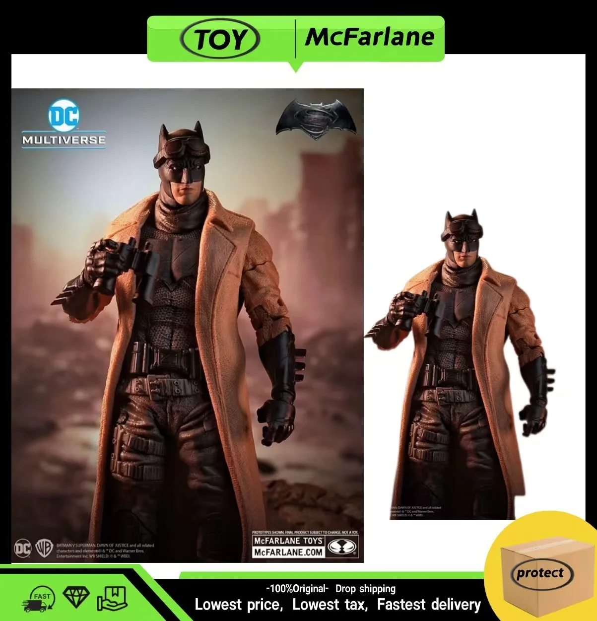 New McFarlane Toy Batman™ (Knightmare), Batman V Superman: Dawn of Justice Movie Character Set Model Can Be Used To Make Gifts.