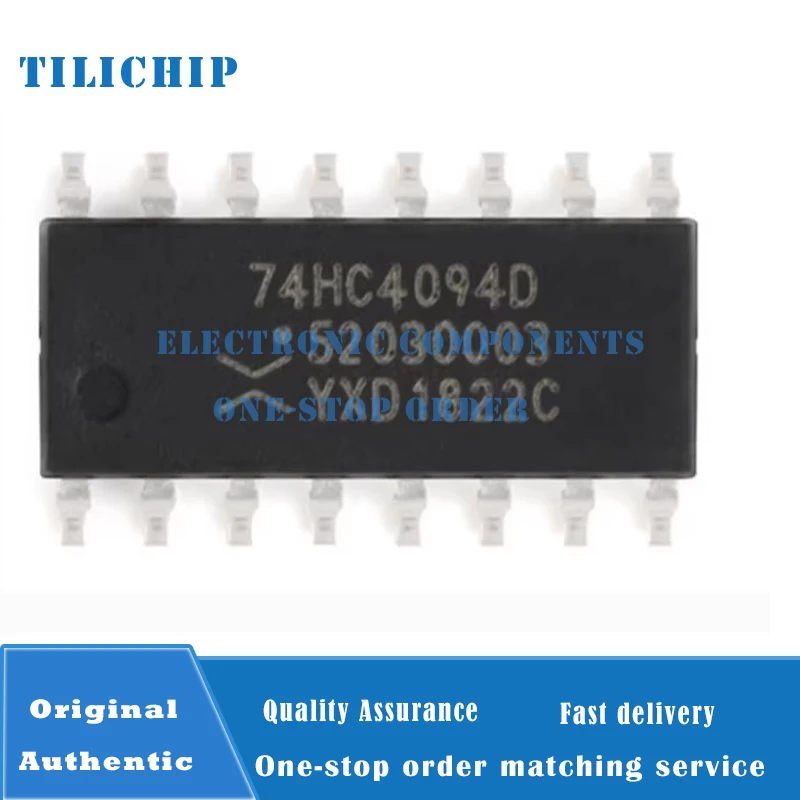 50pcs 74HC4094D SOIC-16 8-level Shift and Storage Bus Register Chip