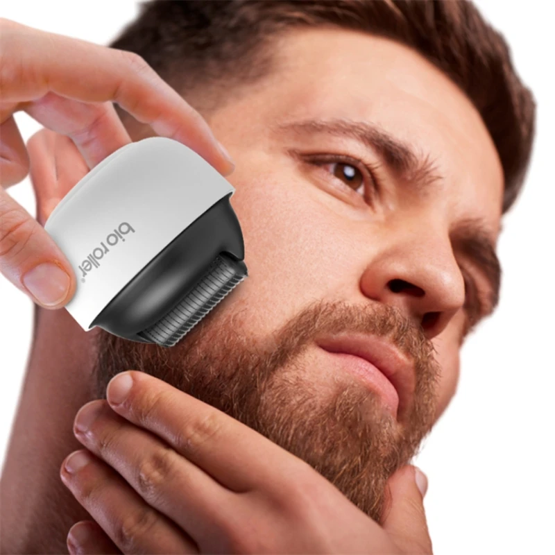 

1200PIN Титановая микроигла Derma Rolling Roller для роста волос в бороду, против прыщей, удаления шрамов, морщин, подтяжка кожи лица