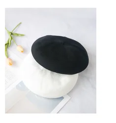 VISROVER New Summer Solid Color Beret Female Cap Best Matach Spring Hat For Women Top Quality Girls Boina Gift  Wholesale