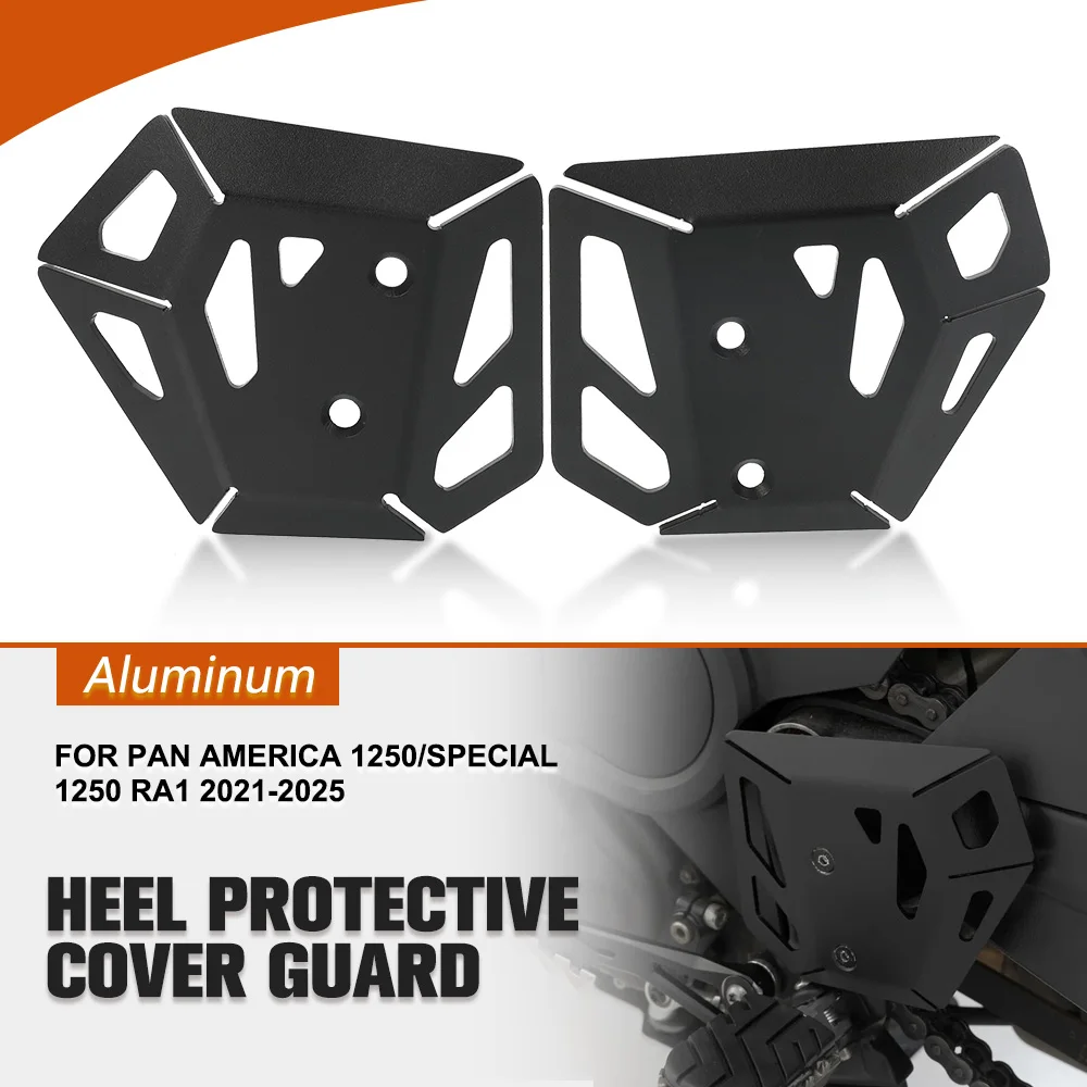 

Motorcycle Aluminum Heel Guard Left And Brake Cylinder Guard Set For Pan America 1250/Special 1250 RA1 2021 2022 2023 2024 2025