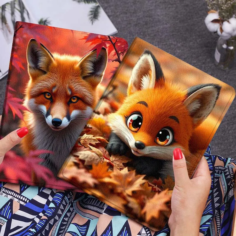 

Fox Cartoon Art Popular Gift For Xiaomi Mi Pad Mini 4 5 6 7 SE Pro Plus Redmi Pad 2 SE 2025 8.8 11 Foldable Tablet Case