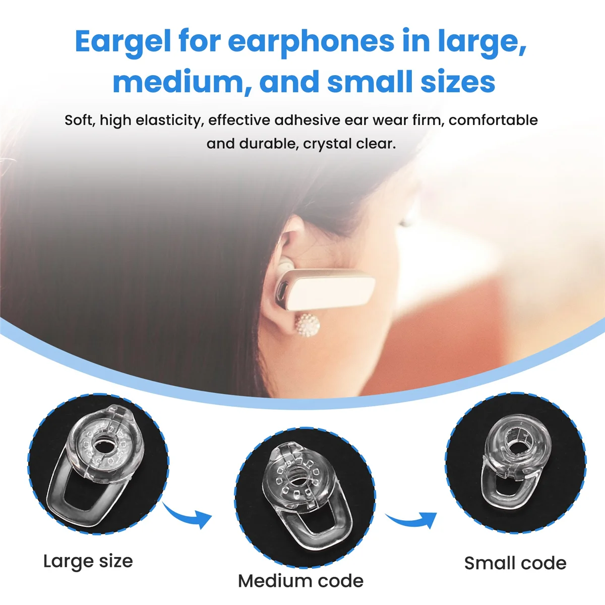 Гелевый крючок для наушников SYJZ для Plantronics 925 975