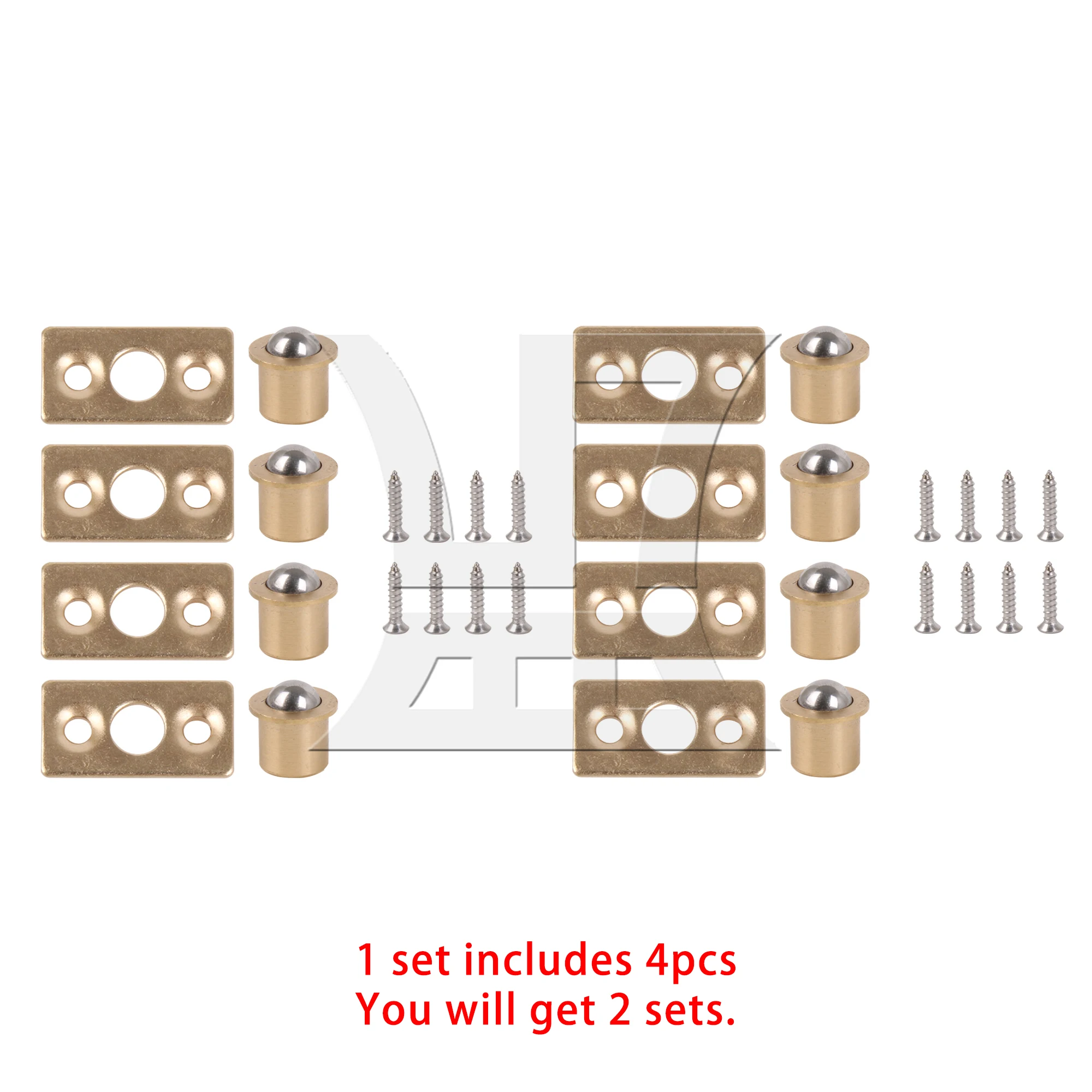 

Copper Cabinet Door Ball Catch 8x8mm Yellow Zinc Alloy Cabinet Door Ball Catch