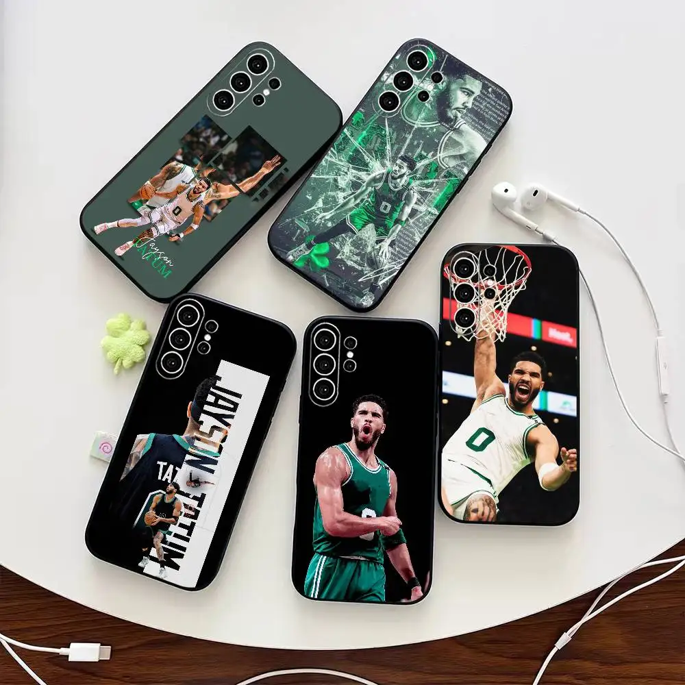 Jayson Tatum 0 Phone Case For Samsung S25,S24,S21,S22,S23,S30,Ultra,S20,Plus,Fe,Note,10,9,5G Black Cover