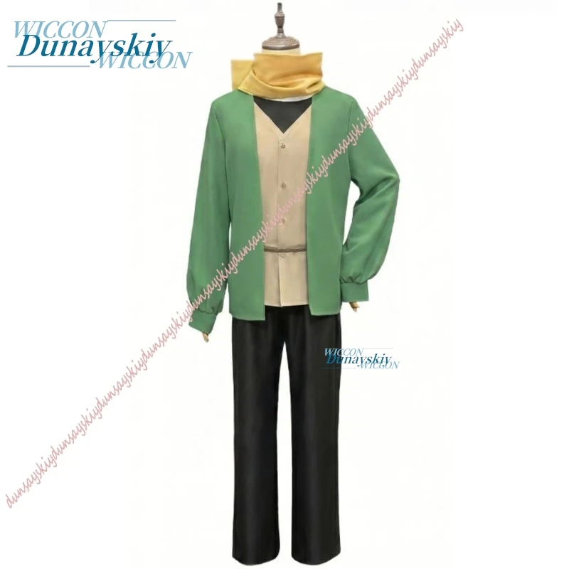 Re Life In A Different World From Zero Anime Natsuki Subaru Cosplay Event With Custom Costume Black Cloak Vest Tshirt Pant Scarf view 4