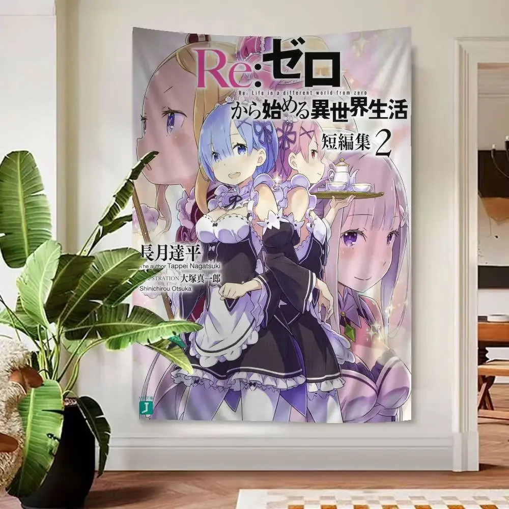 الرسوم المتحركة إعادة L-Life في D-Different W-World من Z-Zero الكرتون نسيج الجدار الشنق الديكور ديكور المنزل المنزلي #6