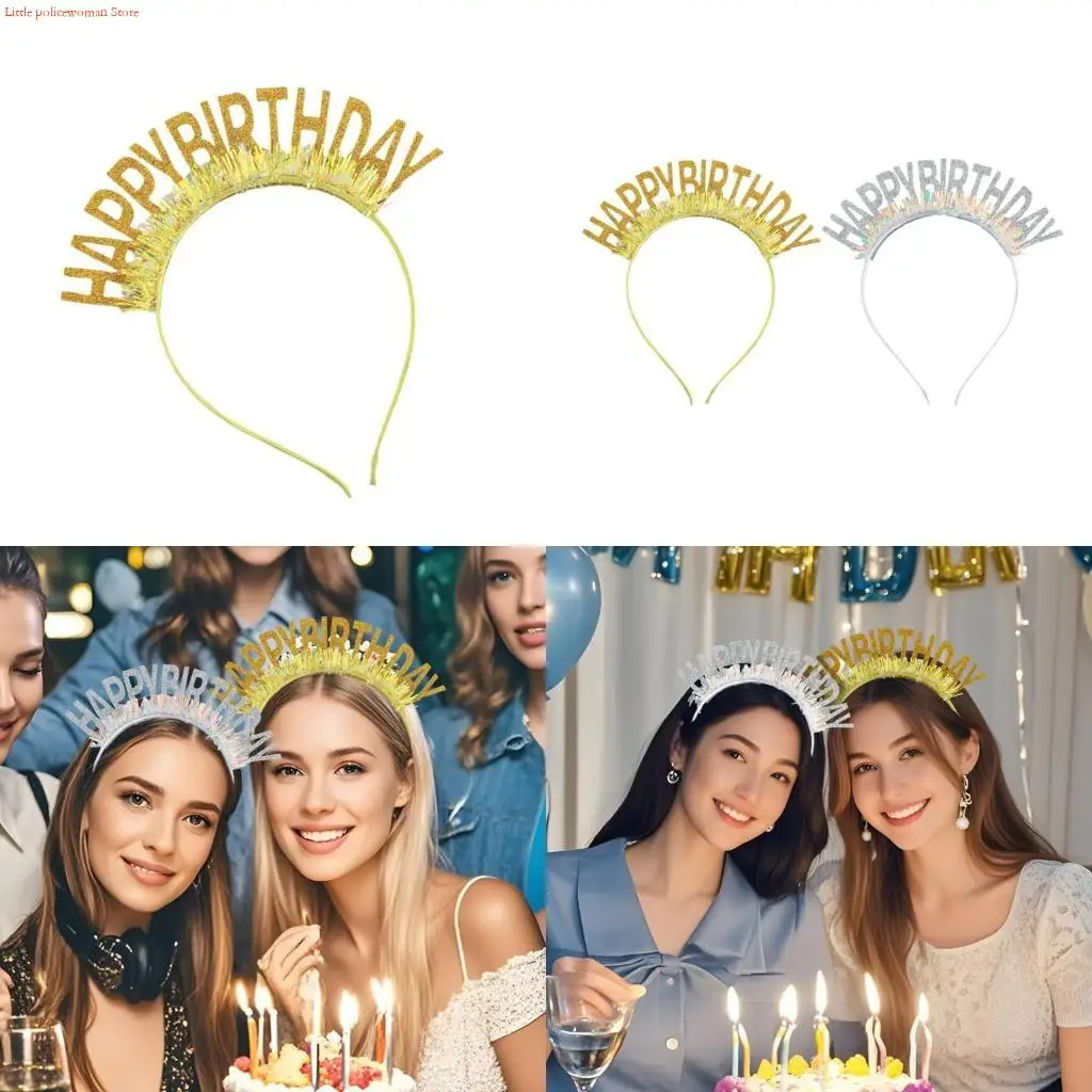 f92d-garland-birthday-hairhoop-с-днем-​​рождения-блестящие-повязки-для-взрослых-фото-аксессуары-фото