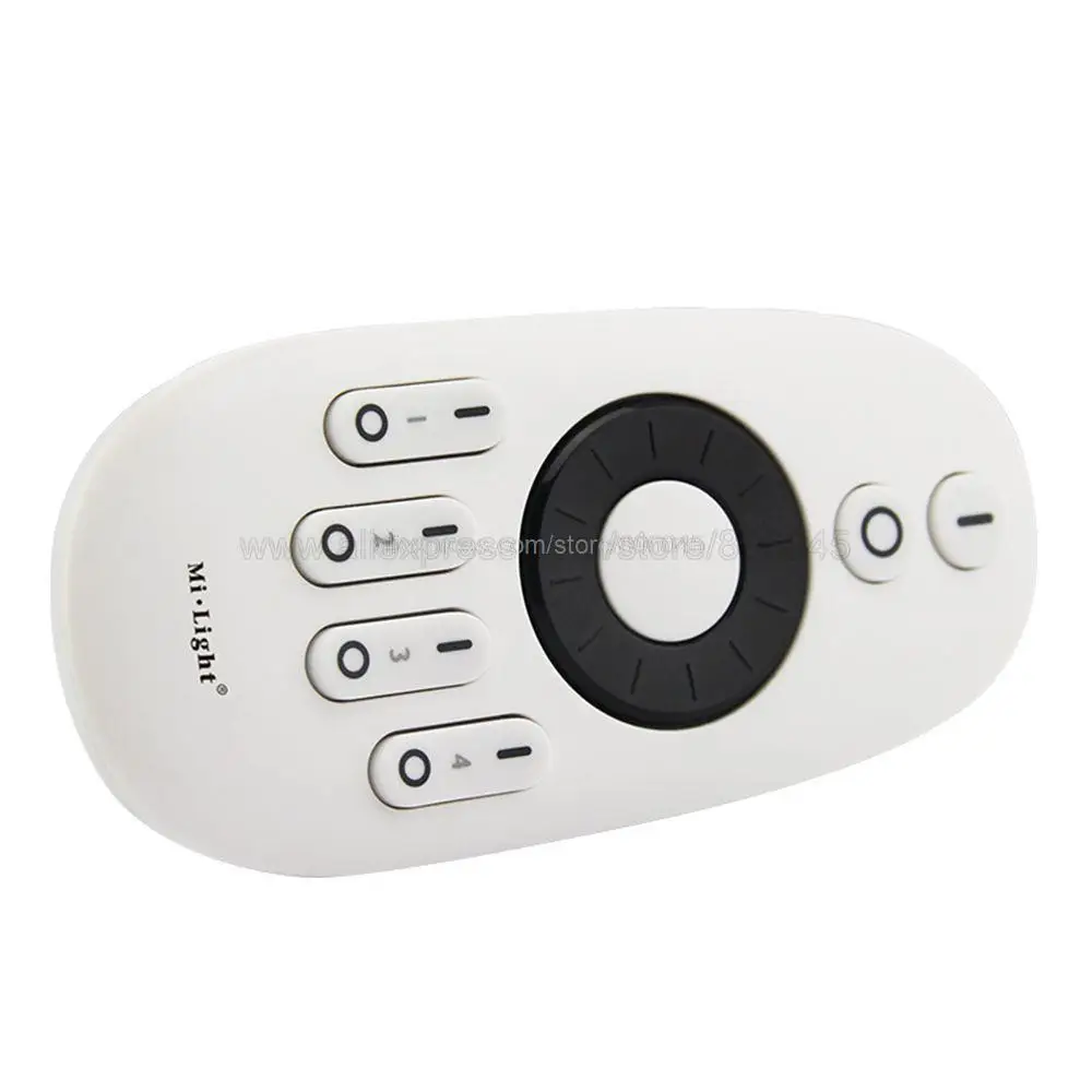 MiLight FUT006 FUT007 2.4GHz 4 Zone Rotating Wheel/Button RF Touch Remote Wireless for MiBoxer Single Color CCT Controler Lamp