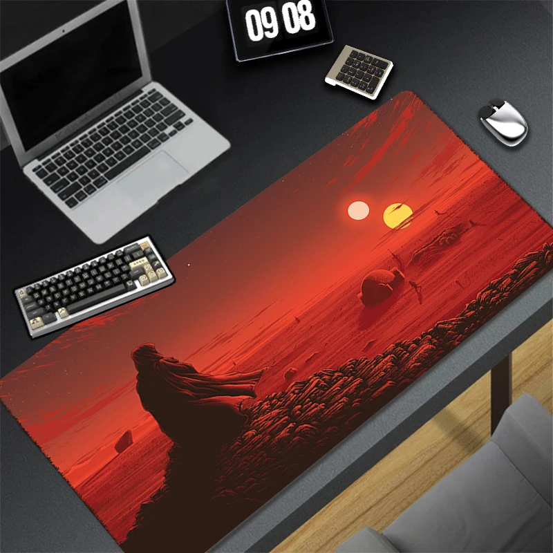 

Star Wars Obi-Wan Kenobi Mouse Pad Computer Anime Gamer Cabinet Desk Mat XXL Mousepad Laptop Gaming Keyboard Rug Kawaii Carpet