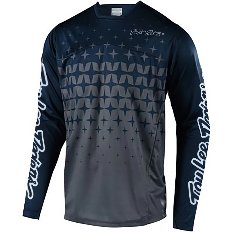 free shipping mtb motocross downhill jersey mountain bike moto rcycle bike mx off-road bike t-shirt long sleeve