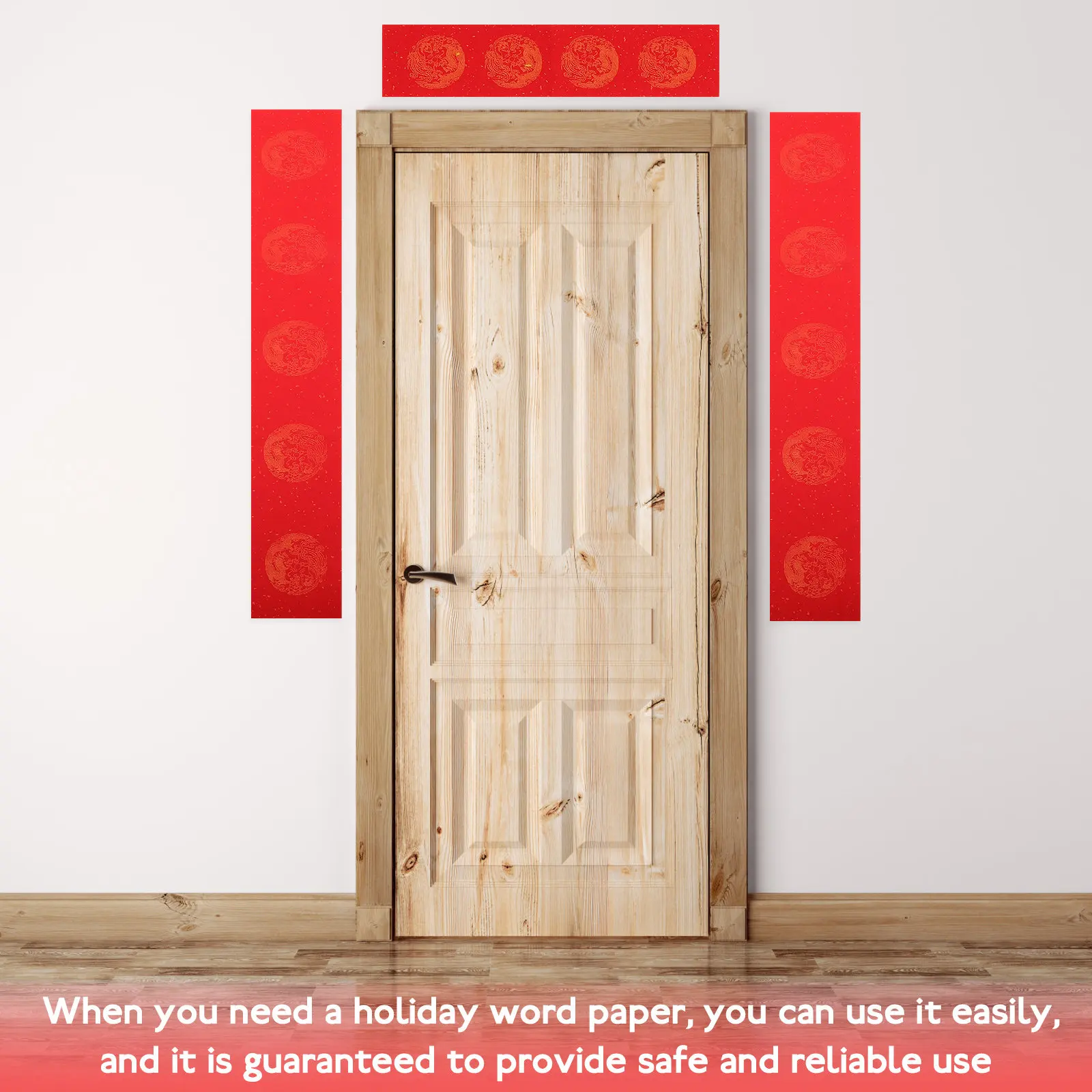 

5 комплектов китайских куплетов для практики каллиграфии на бумаге, красные, для Нового года и Весеннего фестиваля