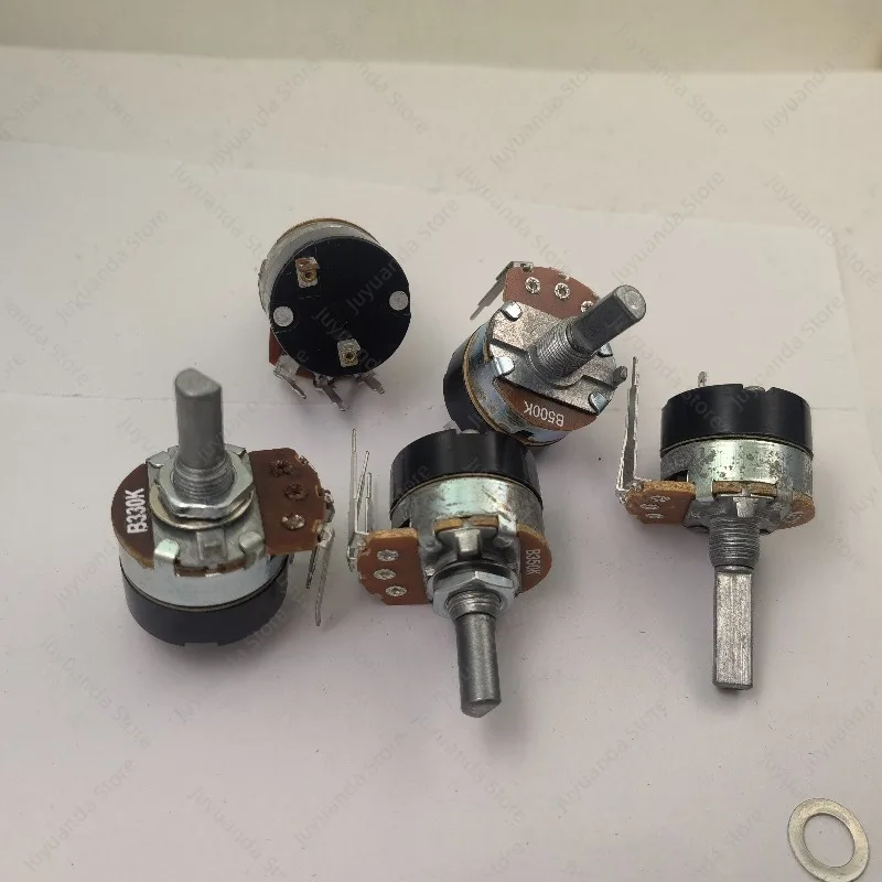 Stock 138 Type Single Belt Switching Potentiometer B350K B330K B500K Temperature Adjusting Electronic Universal Furnace view 2