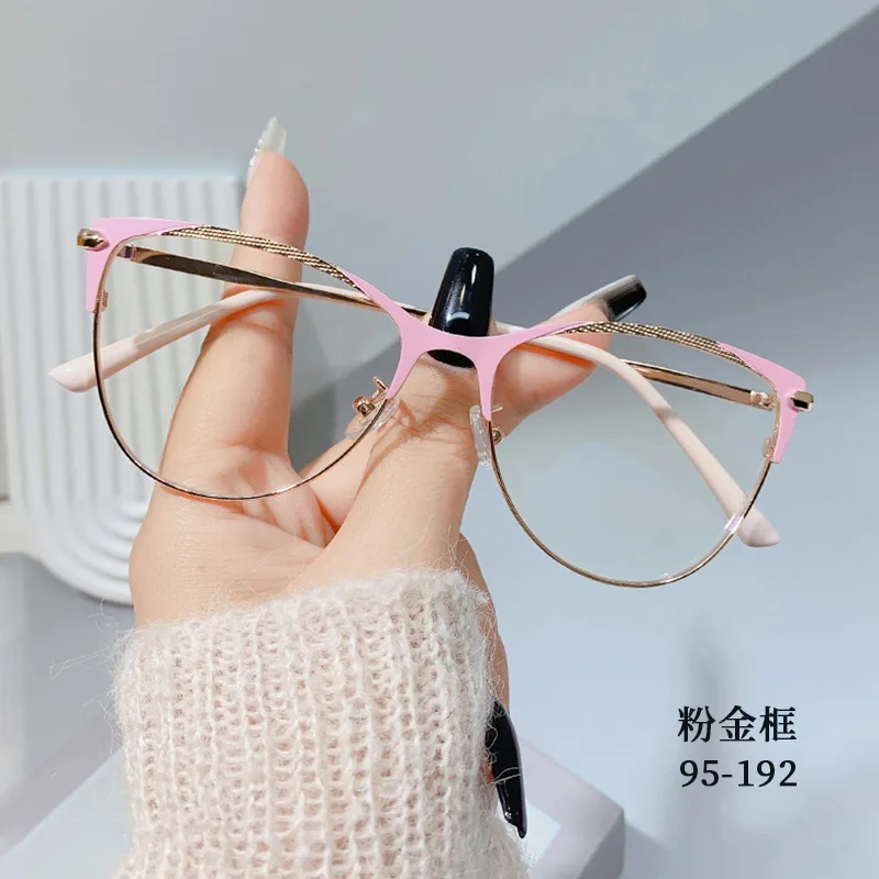 Lunettes d'ordinateur anti-lumière bleue transparentes pour hommes et femmes, lunettes de luxe, lunettes optiques, monture de lunettes, créateur de marque, mode