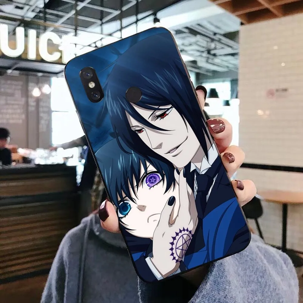 Black Butler Anime Phone Case For Samsung S 20 21 22 23 plus Ultra for Redmi Note 8 9 10 11 for Huawei Y 5 6 9