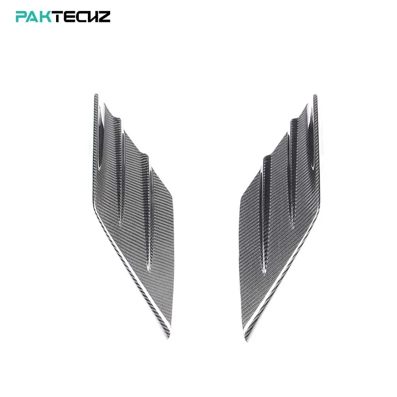 Paktechz Dry Carbon Fiber Body Kit Side Air Intake Trims for Ferrari F8 Tributo Spider