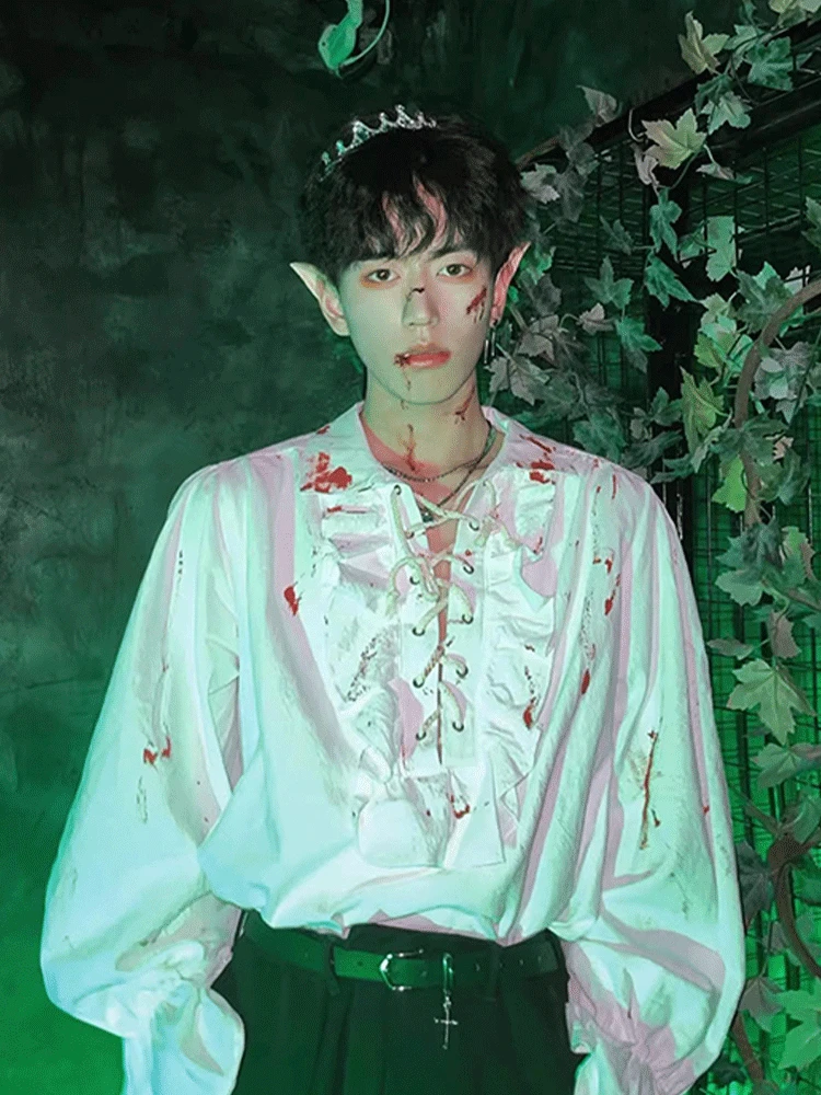 

Мужская одежда в готическом стиле на Хэллоуин, размер для взрослых, свободный крой, длинный све, пузырь, све, полиэфирное волокно, формальный дизайн