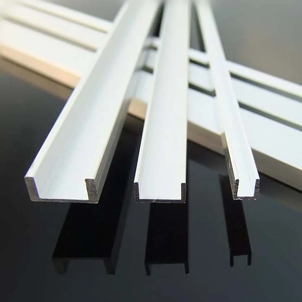 U자형 알루미늄 프로파일 그루브, 쉬운 드릴링, U자형 알루미늄 합금 그루브, 14x6x300mm, 14x6x400mm, 1 개