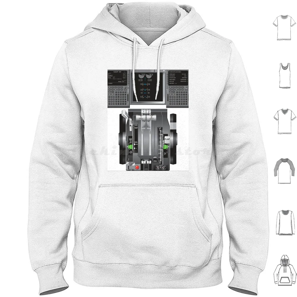 B737 Cockpit Engine Throttle And Cdu's Maquette Hoodies Long Sleeve Boeing 737 Boeing 737 Boeing 737 Boeing 737 Boeing