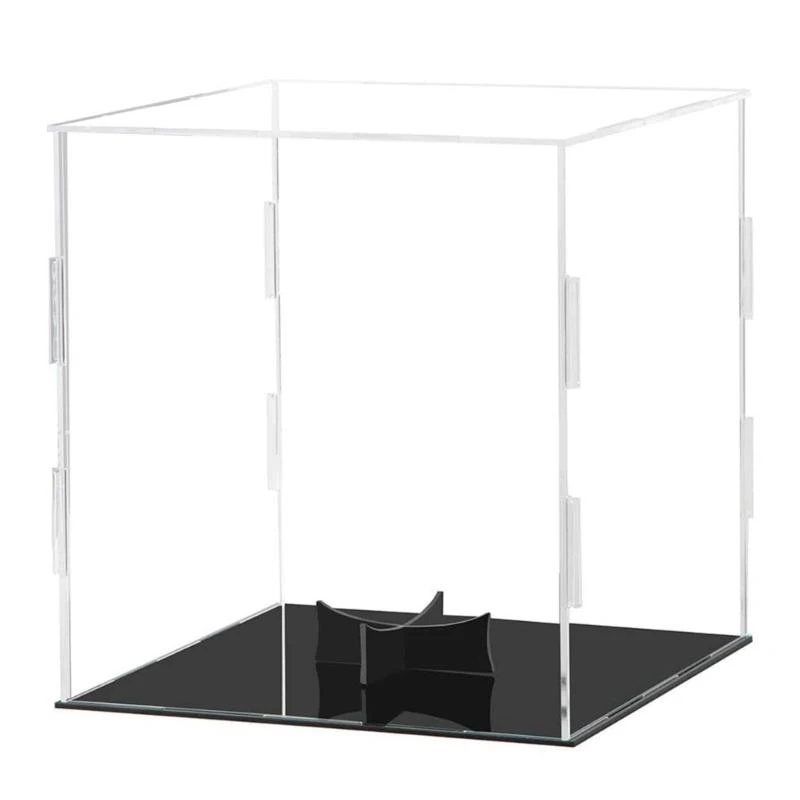 

Clear Acrylic Display Case Dustproof Basketball Holder Display Box for Baseball Soccer Volleyball Figures Collectibles