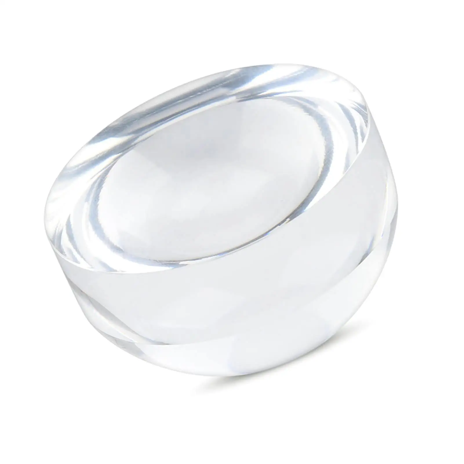 قبة مكبرة بصرية أكريليك محمولة 6X لسهولة القراءة والعرض بتصميم عدسة شفافة وخفيفة الوزن