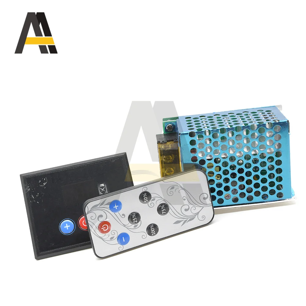 4000W AC 220V scr Digital Control Electronic Voltage Regulator with Isolated Power Supply + Buzzer Infrared Remote Control