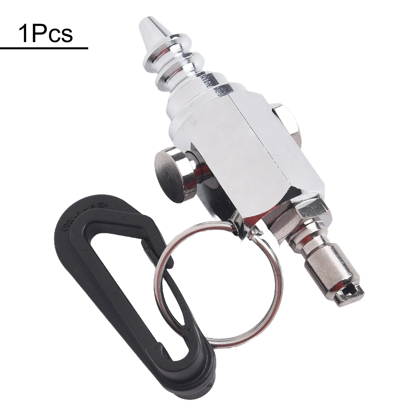 For BCD Inflator Hose Stainless Steel Diving Air Nozzle with Clip for Scuba Diving Used for Controlled Air Release
