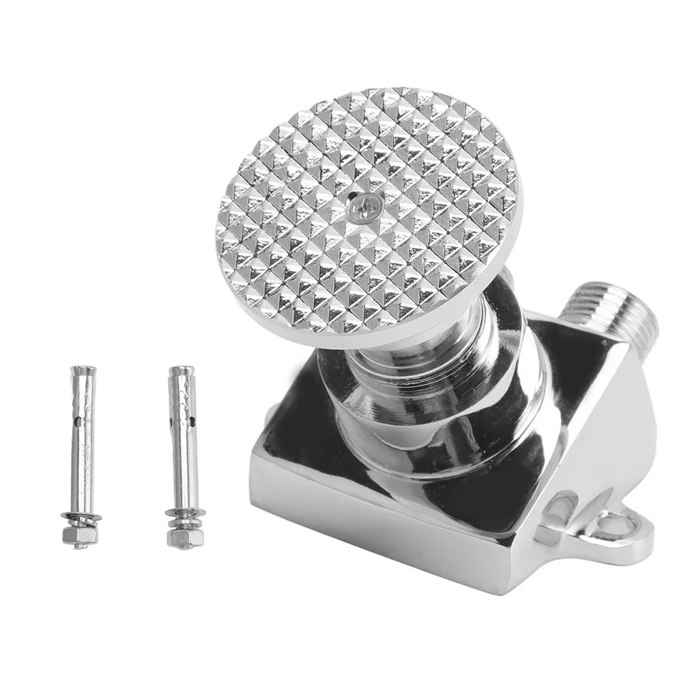 

Parts Foot Pedal Tap Public Place Replacement Silver Tread Faucet Washing Hand Device Water Saving 95x63mm Brand New