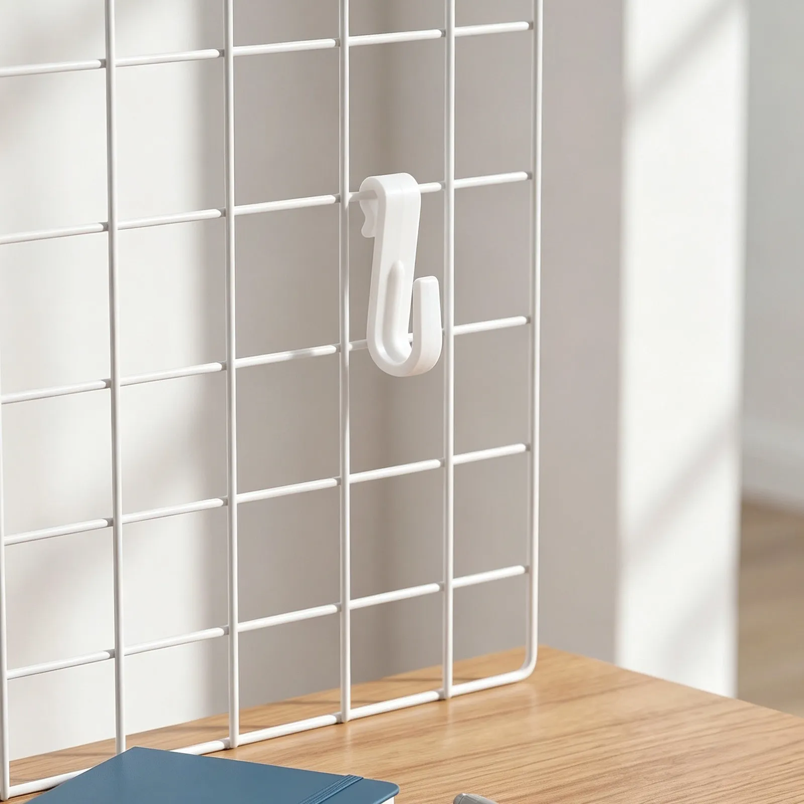 50Pcs Plastic Mini Kitchen Cart Hanging Hooks Waterproof Clip on Wire Rack Utility Hooks for Spice Bottle Towel Storage