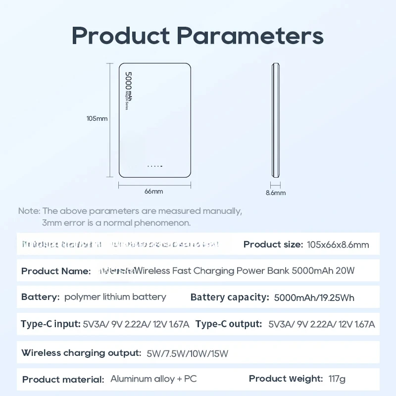 20W Fast Charging For IPhone 15 14 Power Bank 5000mAh Magnetic Wireless Phone Charger External Battery