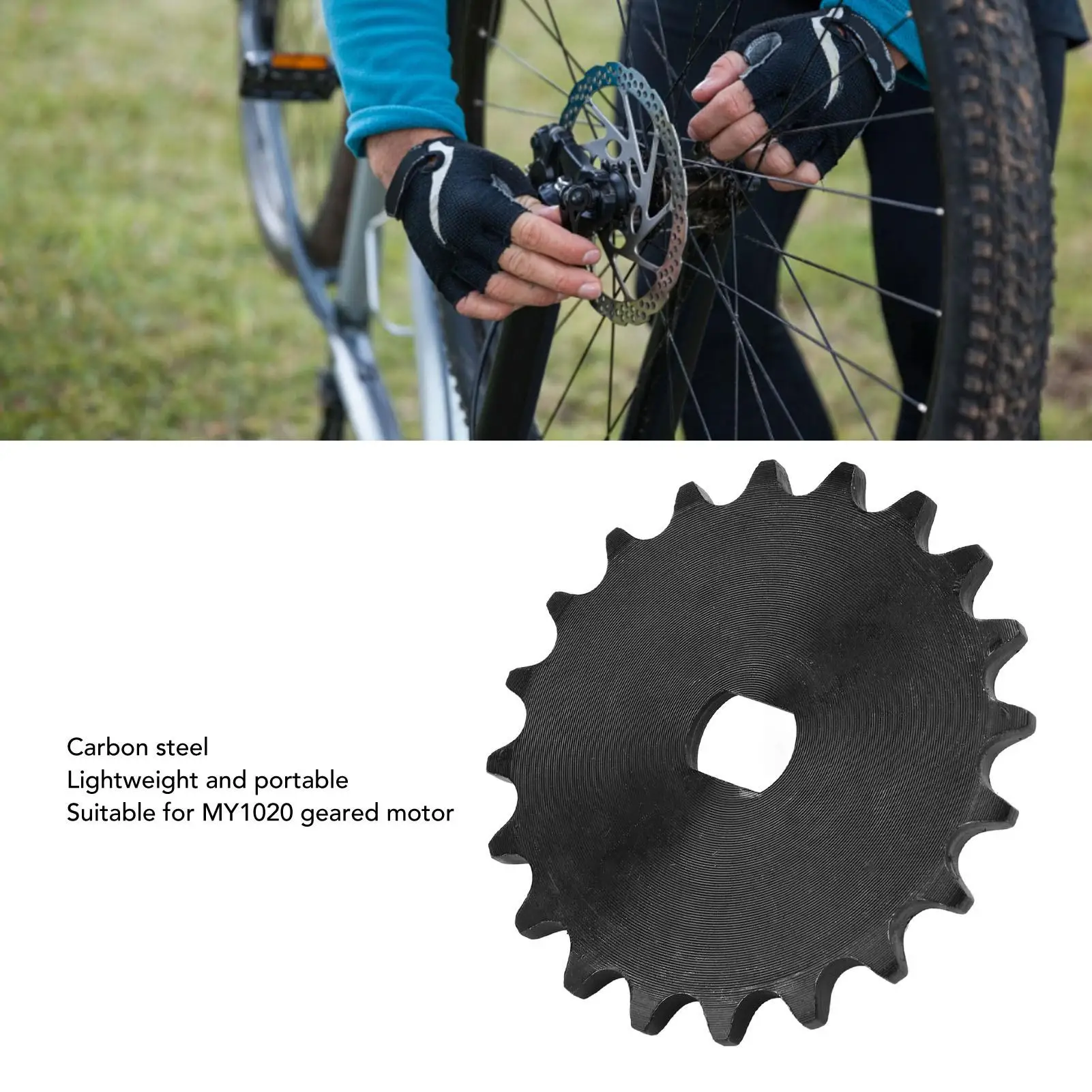 Sproket 20 Gigi 420 Roda Gigi Baja Pengganti Sproket 20T untuk Suku Cadang Motor my1020