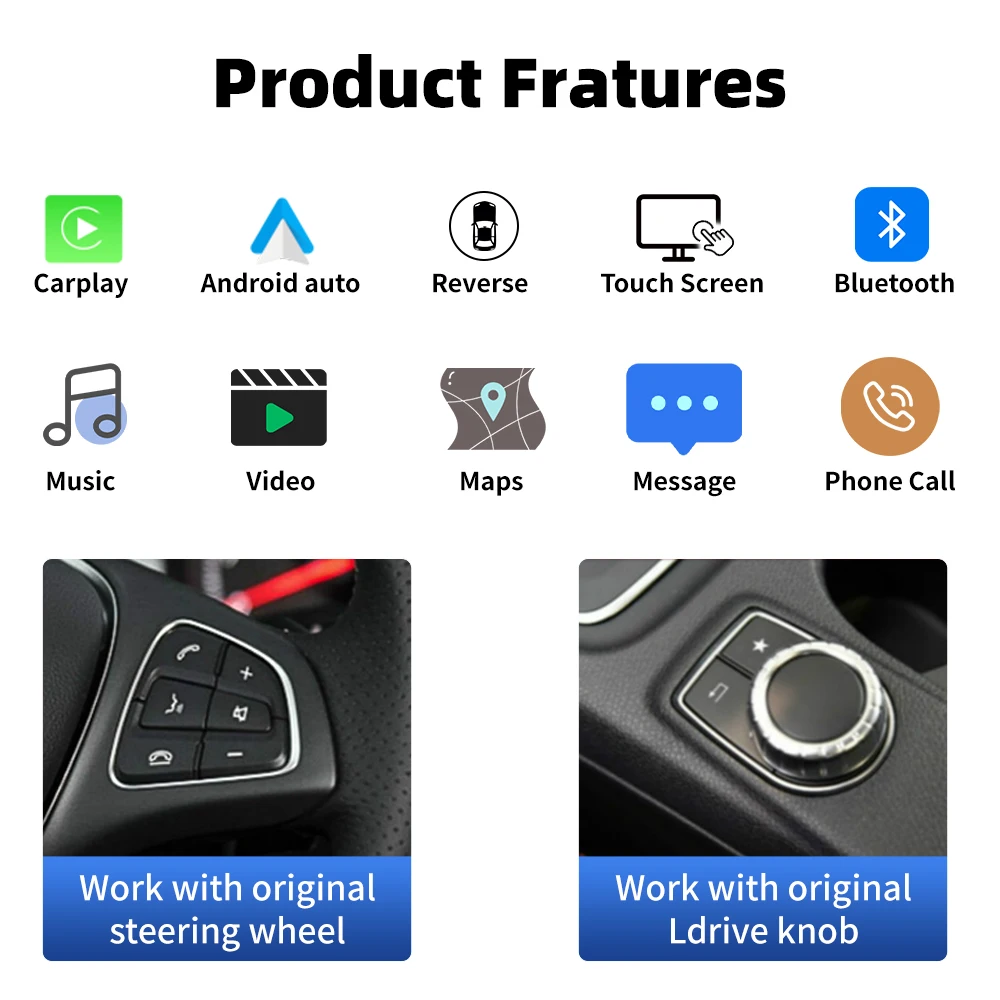Fabrik Preis Linux Auto Radio Stereo Multimedia Für Mercedes Benz C W204 W205 GLC X253 2007-2018 Auto video Player Touchscreen – Detail 6