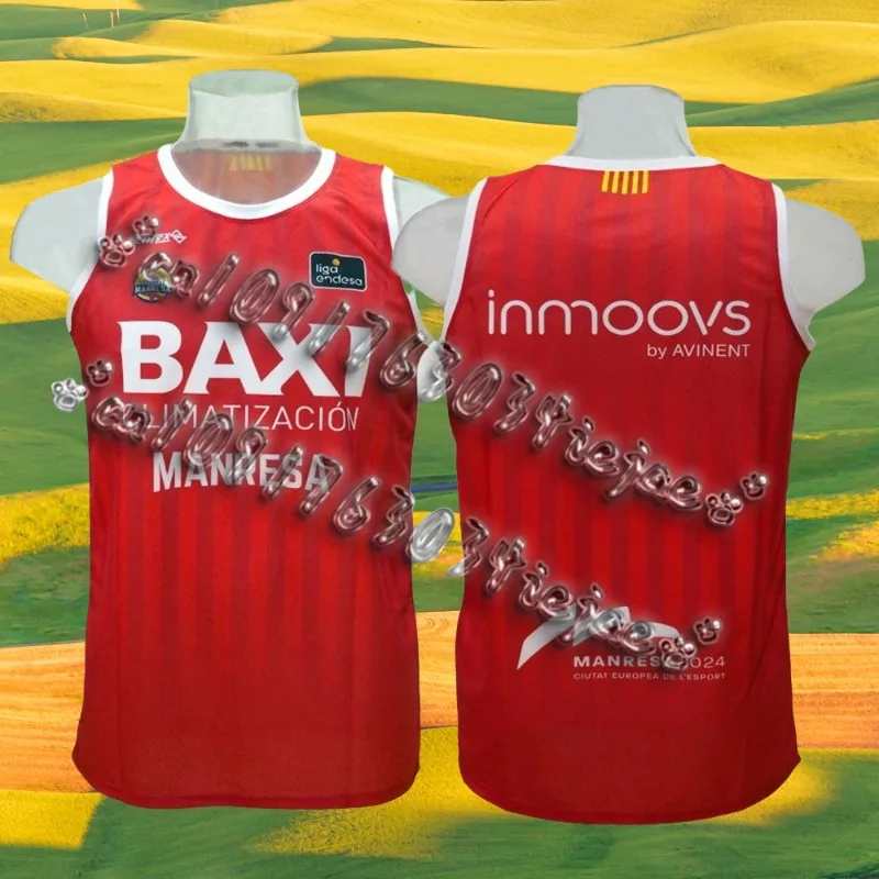 

24/25 Spain Basketball Training Jerseys Sports Jerseys Must-have Jerseys for Fans Manresa City 3D Printed Fashion Sports Jerseys
