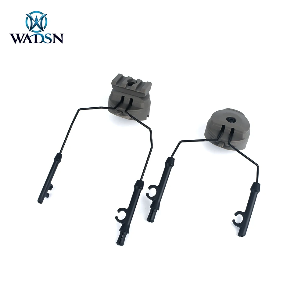 WADSN Tactical Comtac Headset Helmet Adapter Ver.2 Shooting Comtac II III IV Headphone Bracket Rail Adaptor for Fast Ops