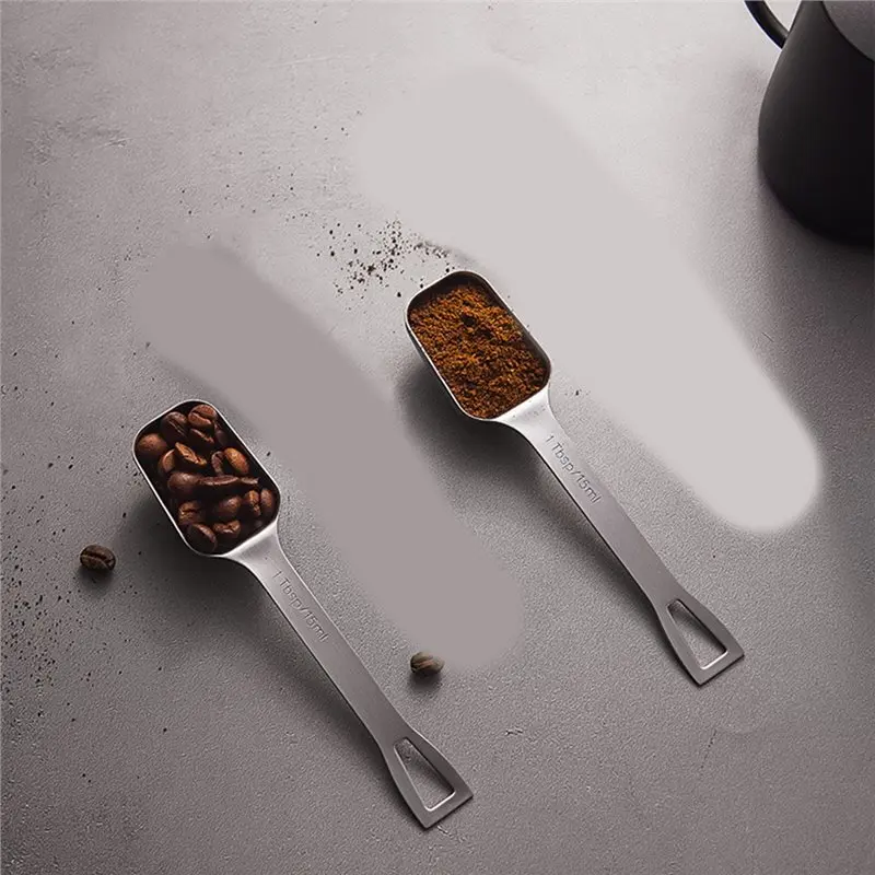 

24-часовая доставка, материал для домашнего использования, ложка для взвешивания кофейного порошка, нержавеющая сталь 304, 8 г, мерная ложка для кофейных зерен