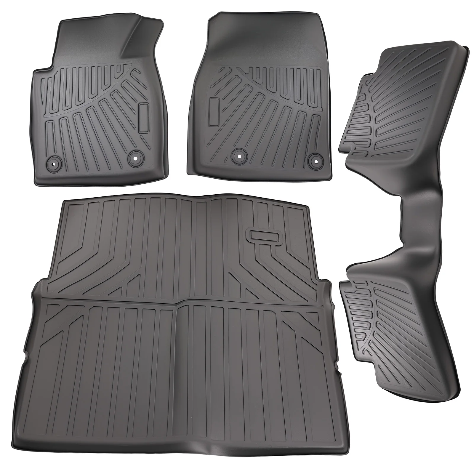 Floor Mats & Trunk Liner for Mazda CX-50 2023-2025 Black TPE Complete Set