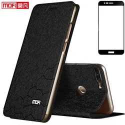 flip case for huawei honor 8pro cover honor 8pro case leather silicone back book kickstand tpu funda luxury glitter business