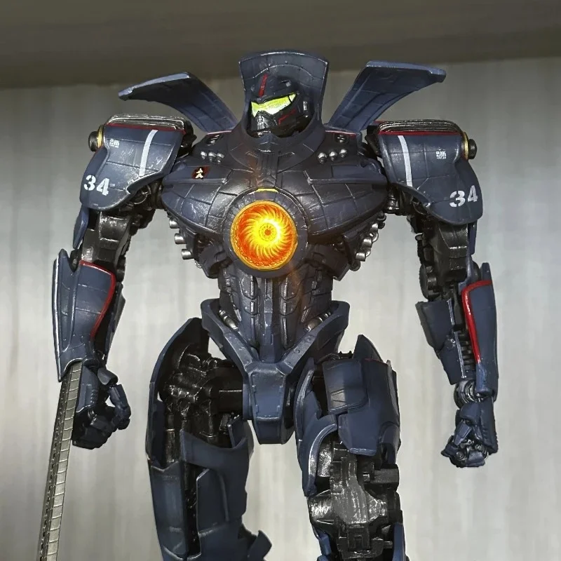 حافة المحيط الهادئ متوهجة 40 سنتيمتر كبيرة جدا الخطيرة الهيام Mecha Gk تمثال نموذج تمثال سطح المكتب زخرفة الفيلم الطرفية هدية